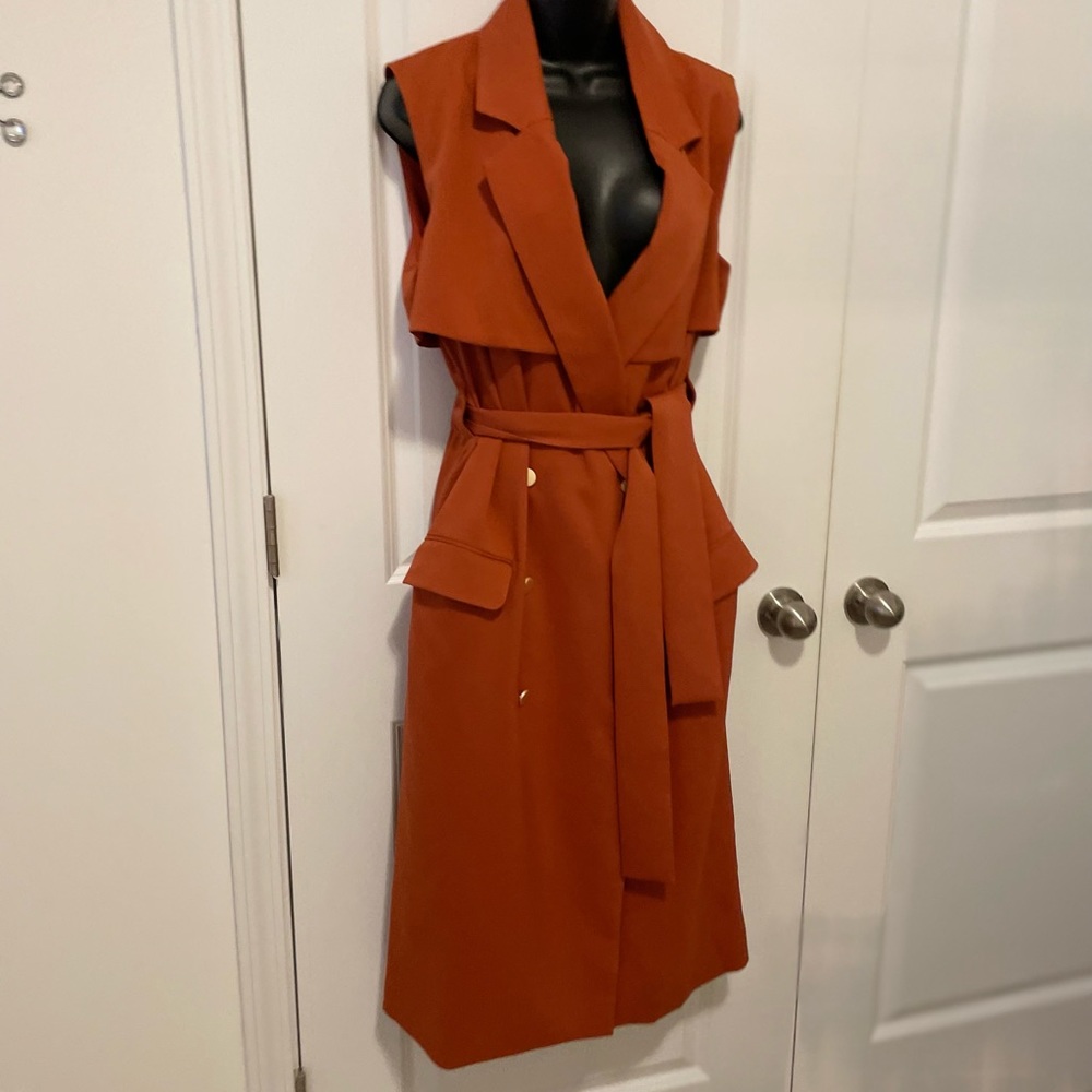 Structured Trench Style Dress
